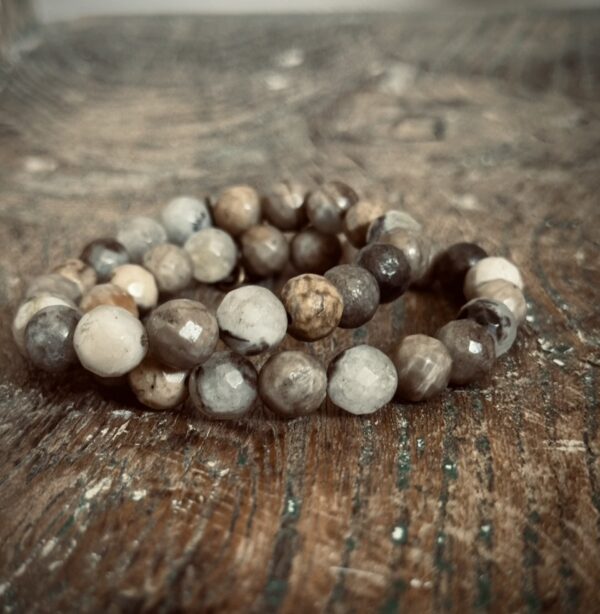 Faceted beaded bracelets 10mm