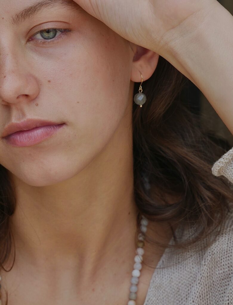 Round Bead earrings