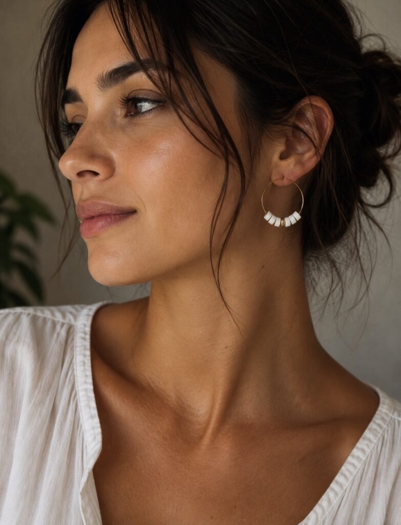 Hoop earrings